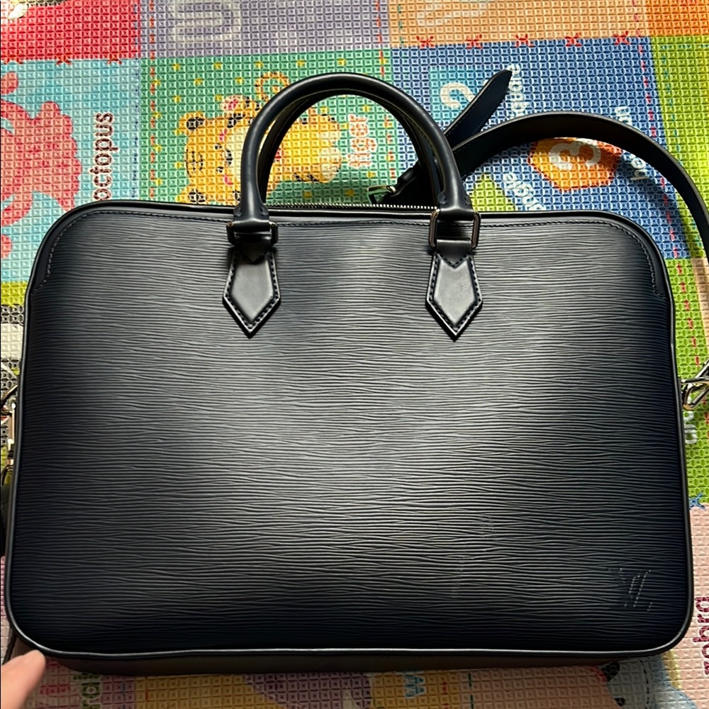 Louis Vuitton Black Men's Bag Dandy MM （navy）